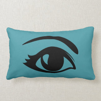 Aquamarines blinzelndes Auge (recht) Lendenkissen