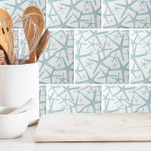 Aquamarines Blue Nautical Beach Muster Fliese