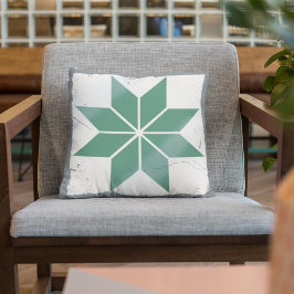 Aquamarines Blue-Snowflake-Tile-Board-Spiel stört Kissen