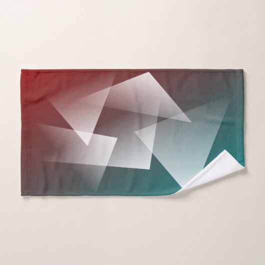 aquamarines Bordeaux Badhandtuch Set (Handtuch)