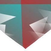 aquamarines Bordeaux Großer Tischläufer (Ecke)