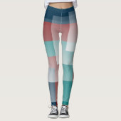 Aquamarines Bordeaux Leggings (Vorderseite)