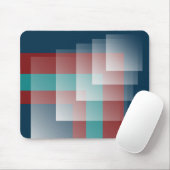 Aquamarines Bordeaux Mousepad (Mit Mouse)