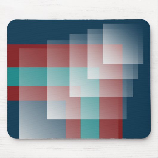 Aquamarines Bordeaux Mousepad (Vorne)