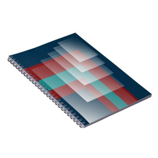 Aquamarines Bordeaux Notizblock (Rechte Seite)