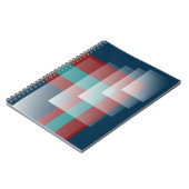 Aquamarines Bordeaux Notizblock (Linke Seite)