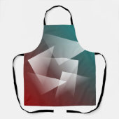 aquamarines Bordeaux Schürze (Vorderseite)