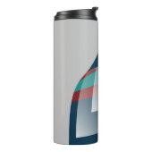 Aquamarines Bordeaux Thermosbecher (Nach links gedreht)