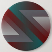 aquamarines bordeauxfarbenes Dreieck Button (Vorderseite)