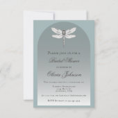 Aquamarines Brautparty Einladung (Vorderseite)