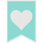 Aquamarines Brautparty Party zum Geburtstag Person Wimpelkette (Erste Fahne)