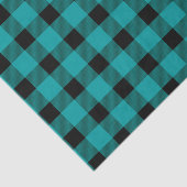 Aquamarines Buffalo Country Lumberjack Kariert Seidenpapier (Ausschnitt)