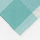 Aquamarines Buffalo Kariert Farm Pig Fleece Blanke (Ecke)