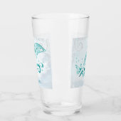 Aquamarines Dolphin Personalisiert Glas (Links)