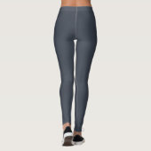 Aquamarines, dunkelblaues Karton Leggings (Rückseite)