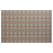 Aquamarines dunkles rotes Tan Brown ethnisches Mos Stoff (Fat Quarter (45,7 x 55,9 cm))