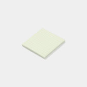Aquamarines, eckiges Muster Soft Grid Design Post-it Klebezettel (angewinkelt)