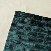 Aquamarines Eiffelturm Grunge Strandtuch (Beispiel)