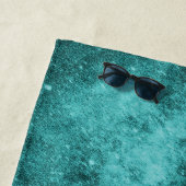 Aquamarines Einhorn Personalisiert Beach Handtuch (Beispiel)