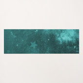 Aquamarines Einhorn Personalisiert Yoga Mat Yogamatte (Rückseite (Horizontal))