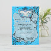 Aquamarines Einladung (Stehend Vorderseite)