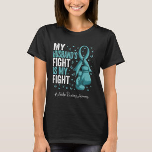 Aquamarines Erholung-Bewusstsein für den Bandabfal T-Shirt