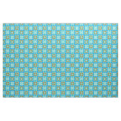 Aquamarines ethnisches Muster Stoff (Fat Quarter (45,7 x 55,9 cm))
