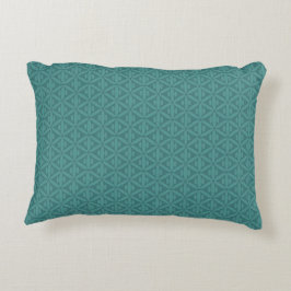 Aquamarines Farbgrün-bläuliches grünliches Dekokissen