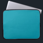 Aquamarines, farbiges Meer Laptopschutzhülle<br><div class="desc">Aquamarines blaues Design in einer soliden Farbe direkt am Meer.</div>