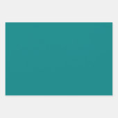 Aquamarines Farbwrapping-Papier Geschenkpapier Set (Vorderseite 2)