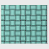 Aquamarines Flachbandpapier Geschenkpapier (Flach)