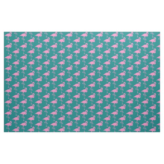Aquamarines Flamingo-Muster Stoff (Yard (91,4 cm))
