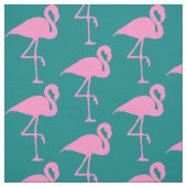 Aquamarines Flamingo-Muster Stoff (Muster)