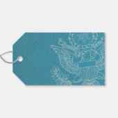 Aquamarines Florida Wedding Foto Geschenkanhänger (Rückseite Horizontal)