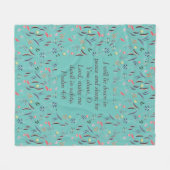 Aquamarines FLOTTLEUCH | Sicherheit im Ruhezustand Fleecedecke (Vorderseite (Horizontal))