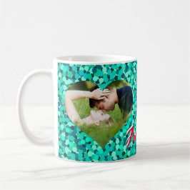 Aquamarines Foto Kaffeetasse