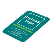 Aquamarines Foto-Magnet Magnet (Linke Seite)