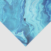 Aquamarines Geode Seidenpapier (Ausschnitt)