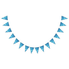 Aquamarines Geode Wimpelkette