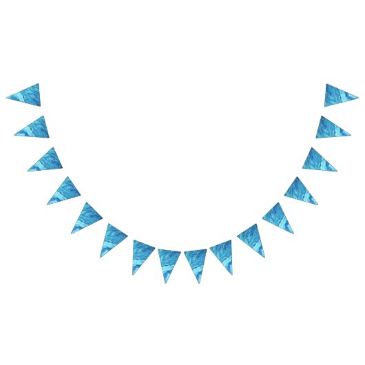 Aquamarines Geode Wimpelkette (Alle)