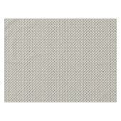 Aquamarines geometrisches Muster Tischdecke (Vorderseite (Horizontal))