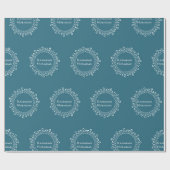 Aquamarines Geschenk-Verpackungs-Papier Ramadans Geschenkpapier (Flach)