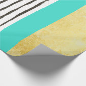 Aquamarines Geschenkpapier (Ecke)