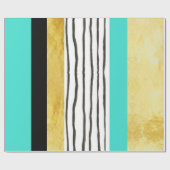 Aquamarines Geschenkpapier (Flach)