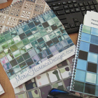 Aquamarines Glas Mosaik Tile Art Fliese