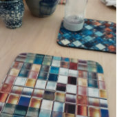 Aquamarines Glas Mosaik Tile Art Fliese