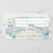 Aquamarines Glitzer (Rückseite)