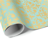 Aquamarines Glossy Wrapping Paper - Elegantes und  Geschenkpapier (Rolleneckpunkt)