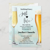 Aquamarines Gold Nichts Extravagante Blasen Brews Save The Date (Vorne/Hinten)