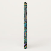 Aquamarines Goldlila Mandala-Monogramm iPhone X Case-Mate iPhone Hülle (Hinten/Links)